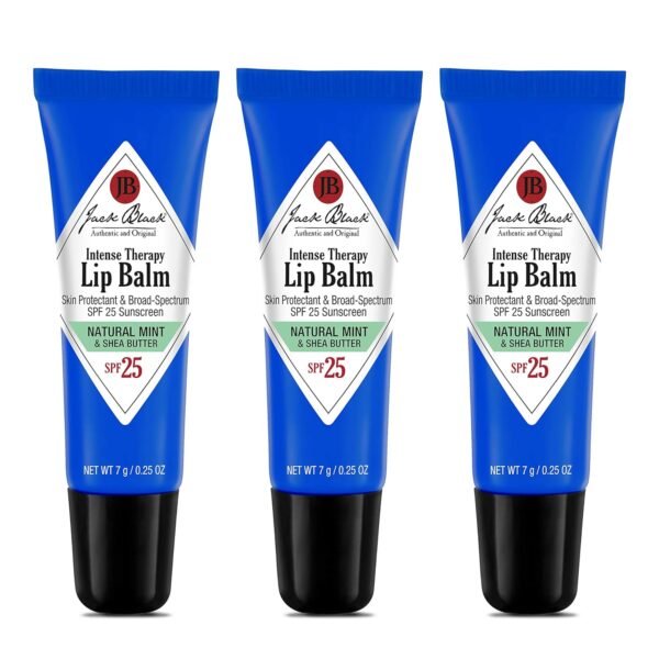 81m-mFej-jL._SL1500_.jpg Jack Black Intense Therapy Lip Balm - Jack Black Lip Balm SPF 25 Sunscreen, SPF Lip Balm for Chapped Lips, Lip Sunscreen, Lip SPF, Lip Moisturizer for Dry Lips, Lip Balm with SPF, Lip Protection