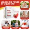NAD Supplement, NAD+ Liquid, 1000mg Enhanced Formula with PQQ, Nicotinamide Riboside & Resveratrol, Advanced Anti-Aging Support for Men & Women, Sustained Energy, Vitality Boost (30 Packets)