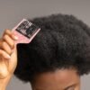 81mTsJbjKmL._SL1500_.jpg VOCOSTE Wide Tooth, Afro Hair Pick Comb, Hair Styling Tool for Men Women, Plastic, Pink, 4.8 Inch