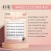 81mgFwrBGjL._SL1500_.jpg Ardell Naked Clusters 437, DIY Lash Clusters, Natural Looking Individual Lashes, Reusable Eyelash Extension Kit, 50 Clusters, Up to 8 Applications, 1-Pack