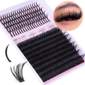 81mv-HVSZXL._SL1500_.jpg Lash Clusters 100D Long 12-20mm Lash Spikes Eyelash Clusters Volume Individual Lashes DIY Spiky Lash Extension Mega Cluster Eyelash Extensions Mink Strips Lashes Thick by CORUSCATE