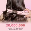 81n0jziWGbL._AC_SL1500_.jpg Hair Straightener and Curler 2-in-1, 360° Airflow Styler Curling Iron, 1.25 Inch Curling Wand, 20 Million Negative Ion Hair Care, 5 Temps & Auto Off, Dual Voltage (Pink)