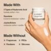 81nBRFUDcSL._SL1500_.jpg Honest Beauty Hydrogel Cream with Hyaluronic Acid | Lightweight, Moisturizing Water Cream | Gentle for Sensitive Skin, Fragrance Free, Vegan | 1.7 fl oz
