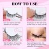 81nxkPBMmRL._SL1500_.jpg Natural Lashes Kit with Lash Glue 3D False Eyelashes Wispy 12mm Short Cat-Eye Lashes with 5ML Clear Eyelash Glue 9 Pairs Fake Eyelashes with Glue by TOOCHUNAG