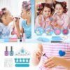 Kids Makeup Kit Toys for Girl, Princess Toys Makeup Sets with Washable, Toddler Dress-Up Toy for 3 4 5 6 7 8 9 Year Old Girls Chrismas Birthday Party