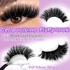 81oyRJzaAgL._SL1500_.jpg Fluffy Lash Clusters 200D Long Lash Clusters Thick Volume Lashes Clusters 12-22mm Eyelash Clusters D Curl Cluster DIY at Home Wispy Individual Lashes for Beginners Eyelash Extension by FOINEMYED