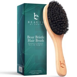 81pPbQyxlKL._SL1500_.jpg Boar Bristle Hair Brush for Women and Men, Natural 100% Soft Boars Hairbrush for Fine and Thin Hair