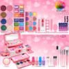 Kids Makeup Kit for Girl - Toys for Girls Washable Make Up for Little Girls,Non Toxic Toddlers Cosmetic Kits,Child Play Makeup Toys for Girls, Age 4-12 Year Old Children Gift
