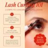 Grande Cosmetics LASH-LIFT Heated Lash Curler, Rechargeable and Travel Friendly, 2 Heat Settings, White