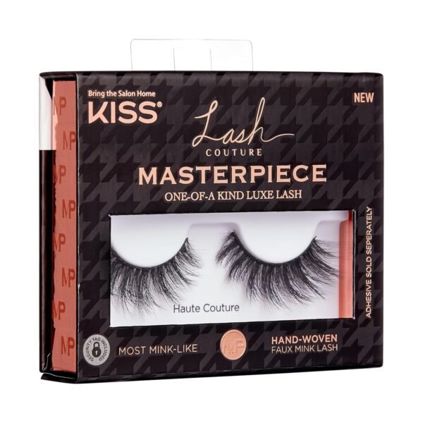 81qH3iuCA1L._SL1500_.jpg KISS Lash Couture Masterpiece Fake Eyelashes Style 02, ‘Haute Couture’, One-of-a-Kind Luxe Lash, Hand Woven Faux Mink Synthetic False Eyelashes, 1 Pair
