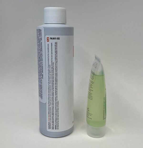 INVERTO ONE 180ml Formaldehyde-free Brazilian Complex Keratin Blowout Kit with Clarifying Shampoo - Vegan Salon Grade Treatment for Instant Results