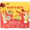 81qLDIVEGjL._SL1500_.jpg Burt's Bees Gifts Ideas, Tips and Toes Kit, 6 Travel Size Products - Pomegranate Moisturizing Lip Balm, 2 Hand Creams, Foot Cream, Cuticle Cream, and Hand Salve