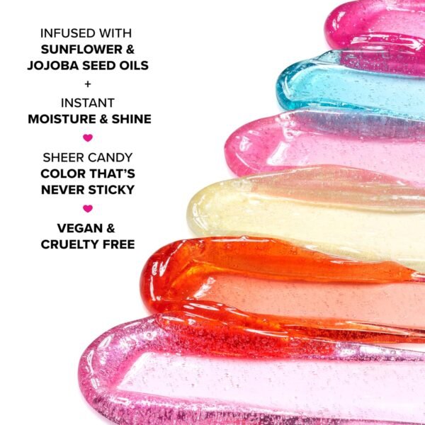 81qUdVOzVL._SL1500_.jpg Too Faced Kissing Jelly Lip Oil Gloss |Sunflower & Jojoba Oils