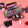 81qUdi4J60L._SL1500_.jpg Makeup Gift Sets For Women - 190 Colors Makeup Palette Include Eyeshadow, Blushes, Eyebrow Powder,Eye Pencil,Mirror+20Pcs Makeup Brushes+Eyeshadow Primer+2Pcs Sponge Puff Make Up Set (Makeup Set A)