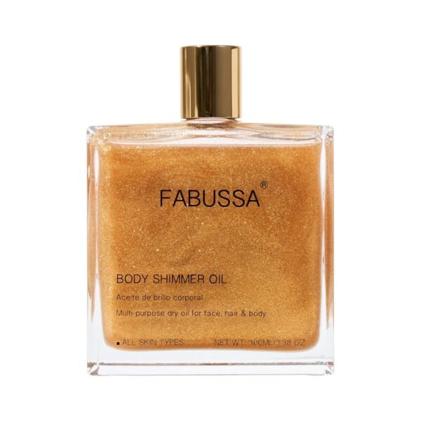 Body Shimmer Oil | Hydrating & Illuminating Highlighter for Face, Body & Hair 3.38 Fl Oz