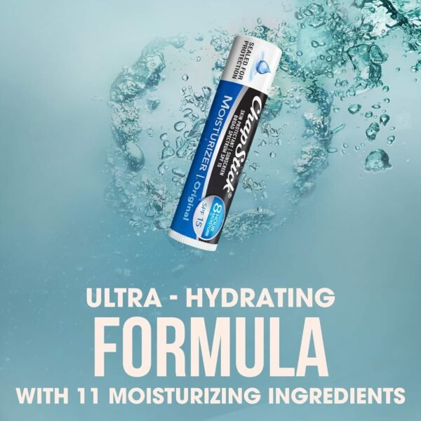 81qrRhFM7BL._AC_SL1500_.jpg ChapStick Moisturizer Original Lip Balm Tubes, SPF 15 and Skin Protectant - 0.15 Oz (Pack of 12)