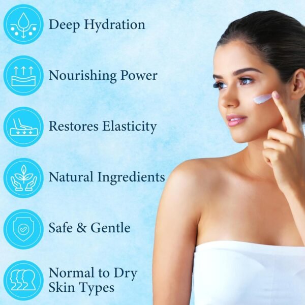 81qv8aOFwL._SL1500_.jpg Florencia Marine Moisturizer - Youthful Radiance Face & Neck Cream - Hydrating, Wrinkle-Reducing, Firming Cream with Hyaluronic Acid for Men & Women, 2 oz