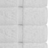 Chakir Turkish Linens | Hotel & Spa Quality 100% Cotton Premium Turkish Towels | Soft & Absorbent (4-Piece Bath Towels, White)