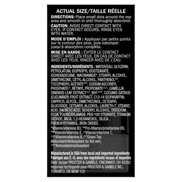 Olay Eye Cream Total Effects 7-in-one Anti-Aging Transforming Eye Cream 0.5 oz