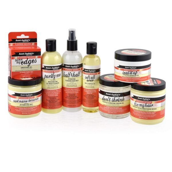 81s-ces-E3L._SL1500_.jpg Aunt Jackie's Flaxseed Recipes Don't Shrink Elongating Hair Curling Gel for Natural Curls, Coils and Waves, Helps Prevent Dryness and Flaking, 15 oz
