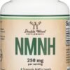 NMNH (NMN Supplement Alternative) (Dihydronicotinamide Mononucleotide) 250mg Per Serving, 60 Count (30 Servings) NAD Supplement to Boost NAD+ Levels As We Age (Non-GMO, Gluten Free) by Double Wood