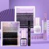 81sb1ZbLkgL._SL1500_.jpg Cluster Lash Glue Black 2-3s Fast Drying,Long Lasting Strong Hold,Waterproof,DIY Individual lash Extension-Glue by Wendy Lashes(5ML)