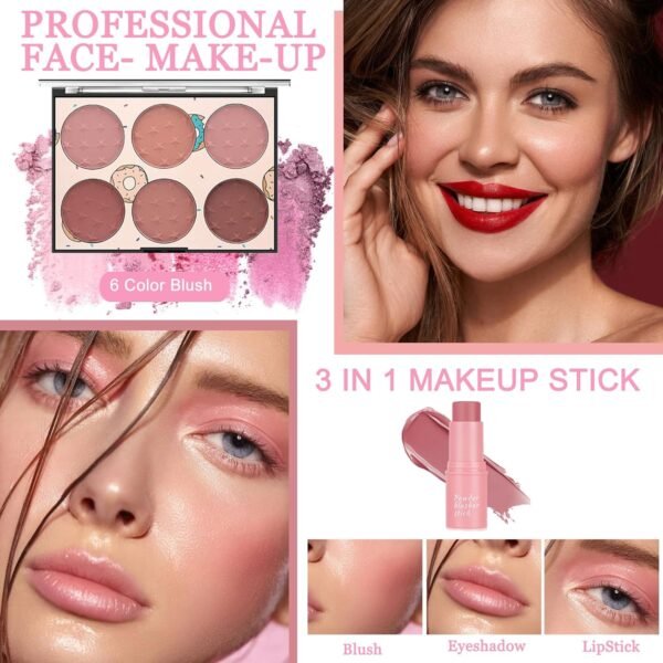 Makeup Kit for Women Full Kit, Makeup Set, Makeup Sets for Women Girls Teens, maquillaje para mujer, Make Up Set Includes Foundation 40 Color Eyeshadow Lipgloss etc Cosmetic Makeup Kit for Girls