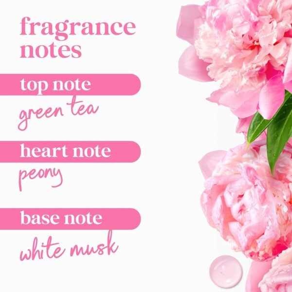 Dove Body Wash with Pump Renew Peony & Rose Oil For 24hr Lotion-Soft Skin Moisturizing Skin Cleanser with No Sulfates No Parabens 30.6 Oz