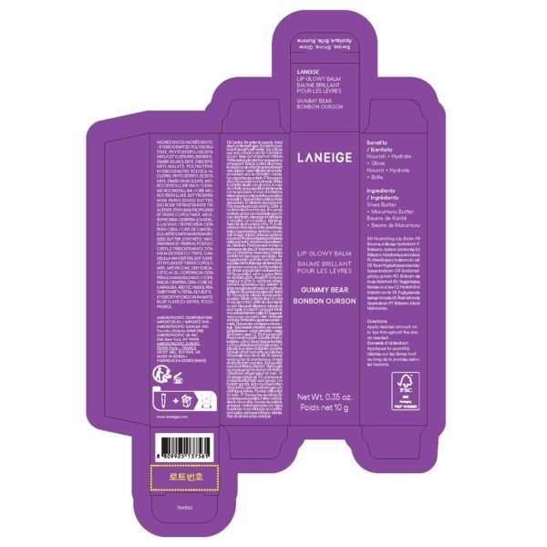 LANEIGE Lip Glowy Balm: Sheer Tinted Lip Moisturizer with Shea Butter, for Hydrating Shine & Soft Lips