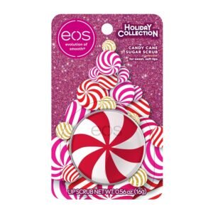 81t8ShhBdqL._SL1500_.jpg eos Holiday Lip Scrub Exfoliator- Candy Cane Sugar Scrub, Limited-Edition Moisturizing Lip Treatment, Stocking Stuffers, 0.56 oz
