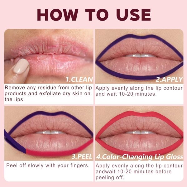 81tAeGEpf8L._SL1500_.jpg Lip Liner Stain, Long Lasting Peel Off Lip Stain, Waterproof & Transfer-Proof Matte Lip Tattoo, Easy to Use & Natural Finish (Dried Rose)