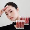 Objet Liquid Lip Stain (Unique Paint Tube Design) – Velvet Matte Tint, Long-Lasting Waterproof Lipstick, Hydrating Korean Makeup, Red & Rose Gloss, K-Beauty (23 Dawn Rose, 0.2 Fl oz)