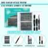81uEpf6l32L._SL1500_.jpg Lash Clusters Kit 320Pcs,DIY Individual Lashes Extension Kit,Lash Bond And Seal,Lash Remover For Eyelashes Extensions,Lash Applicator Tool For False Eyelash Cluster Kit At Home(3040D,D-Mix9-16mm Kit)
