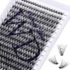 81uJV4F6BaL._SL1500_.jpg Individual Lashes DIY Eyelash Extension 300PCS Lash Clusters Extensions C/D Curl Lash Clusters Comfortable Cat Eye Lashes Super Soft Eyelashes Extension Reusable Wispy Lashes Matte Black Lash