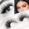 81uPKGXmCxL._SL1500_.jpg Veleasha Lashes 100% Real Mink 3D luxurious False Eyelashes Hand-made Natural Long Cross False Lashes for Makeup 1 Pair Pack (No.A11)