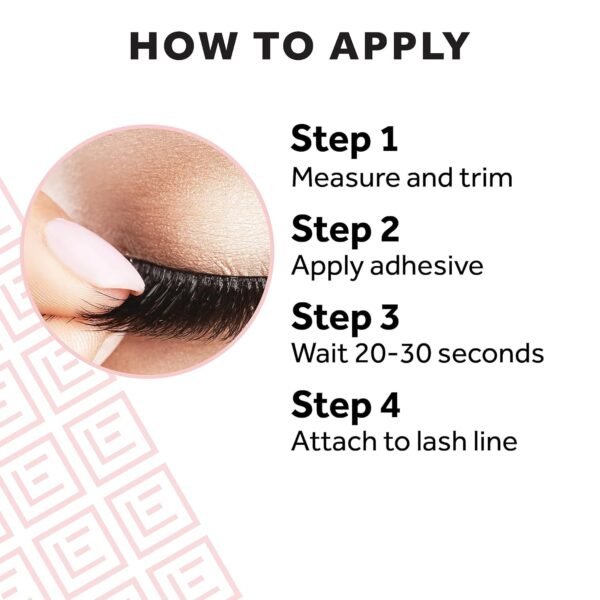 81uYY0v9TpL._SL1500_.jpg Eylure Naturals No. 020 Reusable Eyelashes, Adhesive Included, Black, 4 Pairs