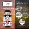 Kaya Naturals Multi Collagen Peptides Complex Powder for Women and Man, Vital for Hair, Skin, Nails, and Anti-Aging, Types I, II, III, V & X Collagen Protein Blend | Capsules - 30 Count Supplement