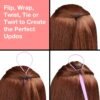 81v0I6YbEL._SL1500_.jpg Conair Topsy Tail Hair Tool - Ponytail Hair Loop Styling Tool - Includes Hair Ties Hair Styling Kit Included - 5-Piece Set