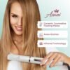 81vFzJMminL._AC_SL1500_.jpg Asani 2-in-1 Flat Iron Hair Straightener and Curler - Negative Ion Technology, Anti-Frizz Ceramic Coating, 5 Heat Settings - Fast Heating Styling Tool for Versatile Looks - Portable