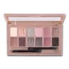 Maybelline The Blushed Nudes Eyeshadow Palette Makeup, 12 Pigmented Matte & Shimmer Shades, Blendable Powder, 1 Count