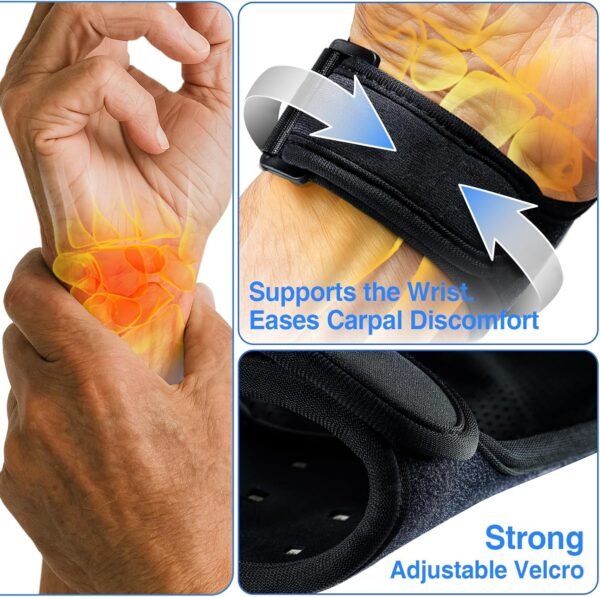 Wireless Red & Near-Infrared Light Therapy Glove for Hands – Arthritis, Sore Muscles Relief | 30 Red & Near-Infrared LEDs | Breathable | Auto 20-Min Shut-Off