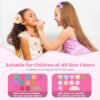Topsolid Kids Makeup Kit for Girl, Real Washable Makeup for Kid with Mirror, Kids Makeup Sets for Girls 5-8, Princess Toys Cosmetic Set, Christmas & Birthday Gifts Toys for 3 4 5 6 7 8 Year Old Girls