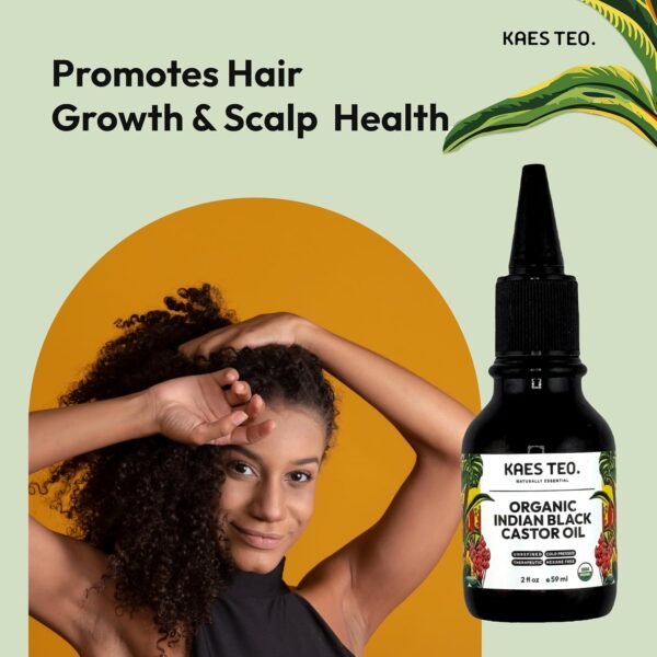 81w8Pk4HSZL._SL1500_.jpg Organic Black Castor Oil for Hair Growth - Not Jamaican Black Castor Oil, 100% Pure Cold Pressed Hexane Free - USDA Certified, Skin, Nail, Scalp, Face, Thicker Eyebrows, Lashes 2 Fl Oz