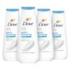 Dove Body Wash Gentle Exfoliating With Sea Minerals 4 Count Instantly Reveals Visibly Smoother Skin Cleanser That Effectively Washes Away Bacteria While Nourishing Your Skin 20 oz