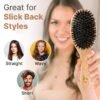 81wdV95yPyL._SL1500_.jpg Boar Bristle Hair Brush for Women and Men, Natural 100% Soft Boars Hairbrush for Fine and Thin Hair