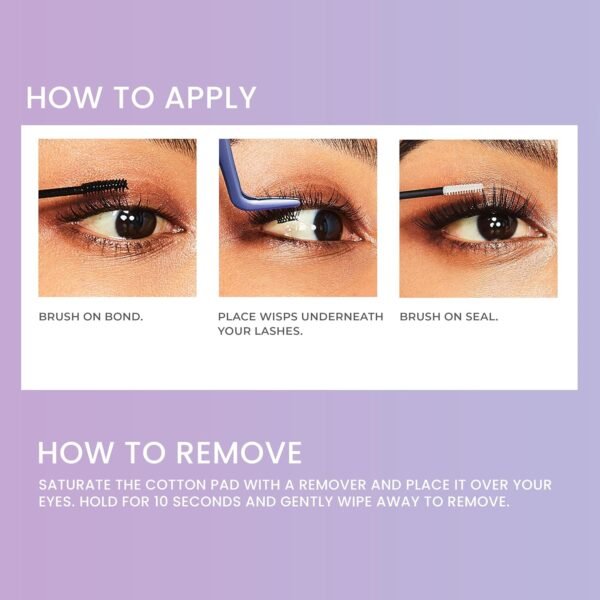 81wejSxdZoL._SL1500_.jpg KISS Falscara DIY Eyelash Extension Remover with Natural Rosewater – Gentle Soothing Nourishing Eye Cleanser for Removal of Artificial False Synthetic Eyelashes, Lash Wisps, and Bond & Seal Adhesive