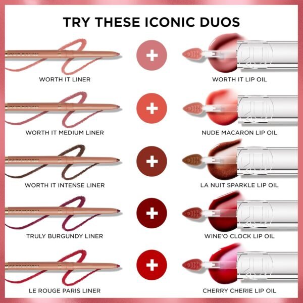 81wpLXdD8pL._SL1500_.jpg L'Oreal Paris Plump Ambition Hyaluron Lip Oil, 24 HR Lip Gloss with Hyaluronic Acid, Volumizing Formula with Glass-Like Shine, La Nuit Sparkle, 0.16 Fl Oz
