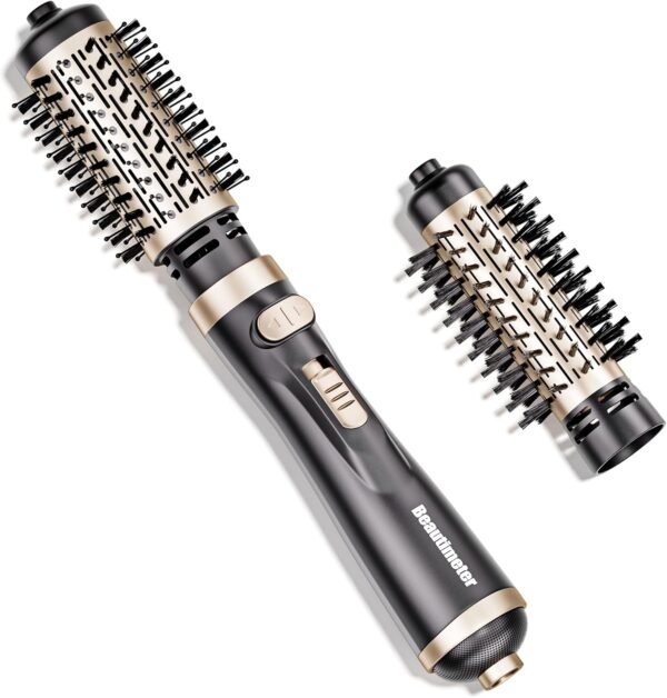 81xGc6x9ZL._AC_SL1500_.jpg Beautimeter Hair Dryer Brush 3-in-1 Hair Styler, Rotating Blow Dryer Brush with 2-Inch and 1.5-Inch Brushes