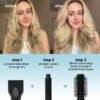 81xvXuPsdL._AC_SL1500_.jpg BONDIBOOST 6-in-1 Everlast Airstyler System - Wet to Dry Hair Styler, Hair Dryer Brush with Curlers, Round Brushes, Dryer & Concentrator Attachments, Versatile Heat & Airflow Settings + All Hair Types