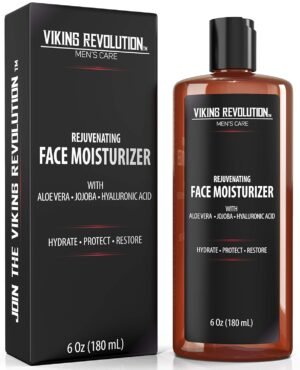 81xwznC2iL._SL1500_.jpg Viking Revolution - Natural Moisturizer Cream for Skincare, Anti Wrinkle & Anti Aging Facial Cream/Lotion, Mens Face Care